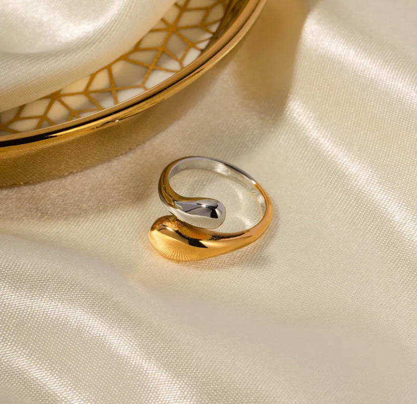 Wrap Around Me Silver & Gold Ring