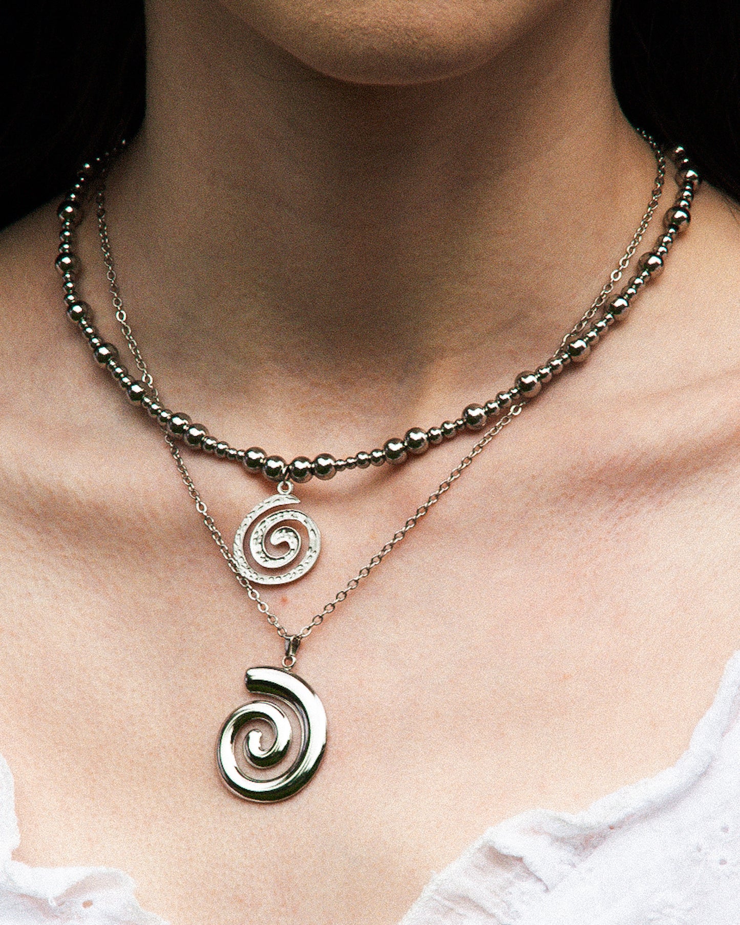 Saol - Spiralperlen-Halsband