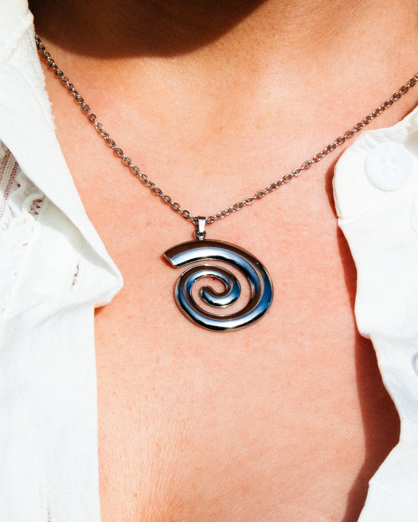 Saol – Spiralhalskette – Silber