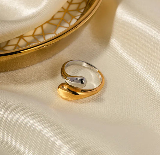 Wrap Around Me Silver & Gold Ring