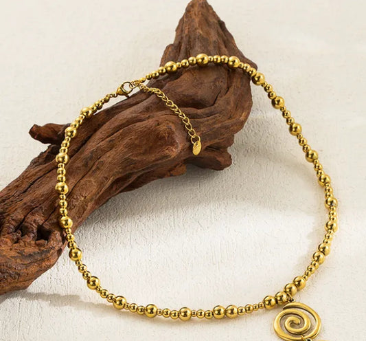 Saol - Spiralperlen-Halsband